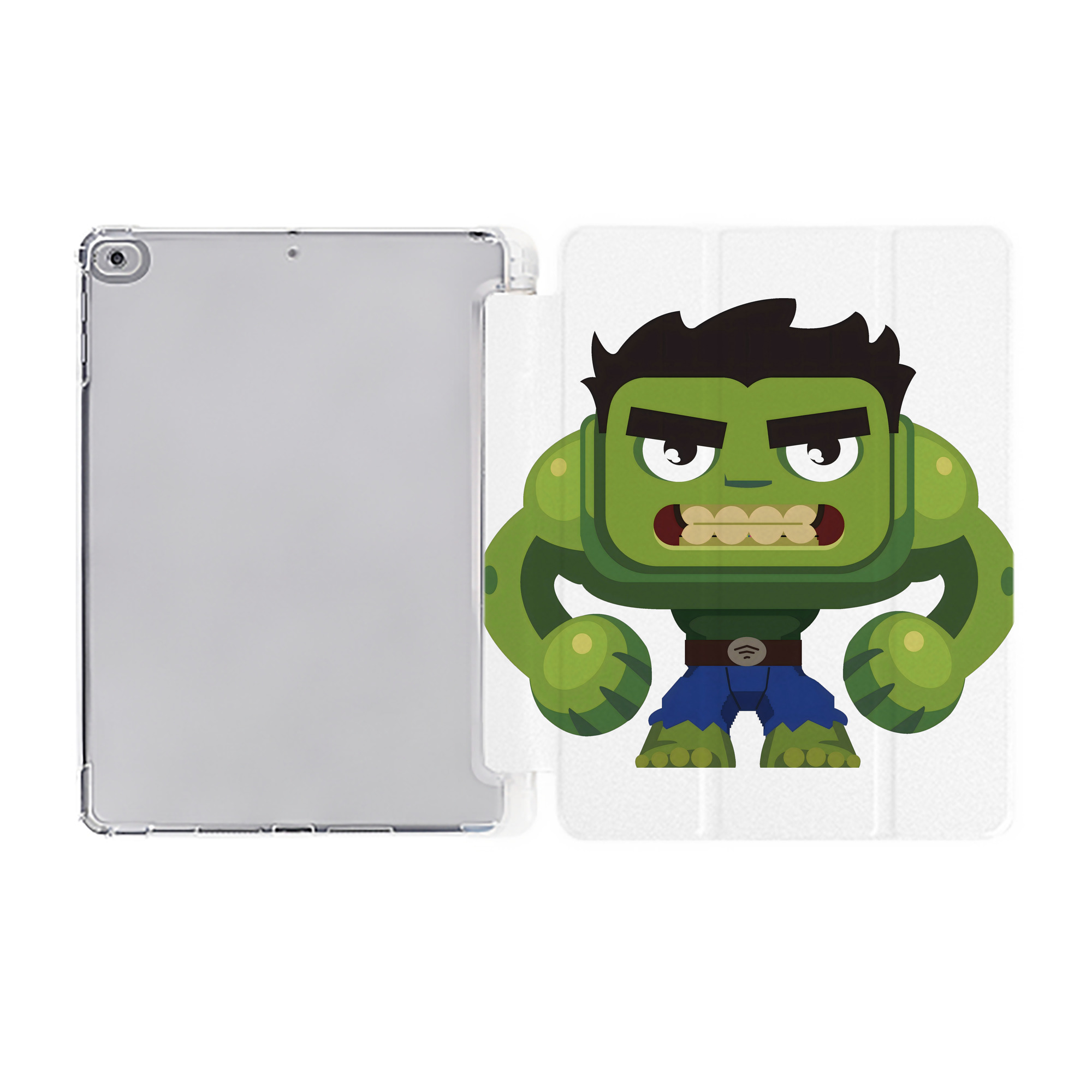 （画像用） アベンジャーズ The Avengers IPad ケース ペン収納付き 三つ折りスタンド PUレザー×シリコン 対応機種9.5/10.5/10.9インチ